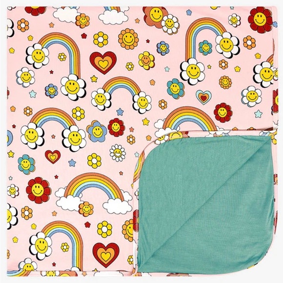 Posh Peanut Groovy Rainbow & Happy Fall Teal Patoo